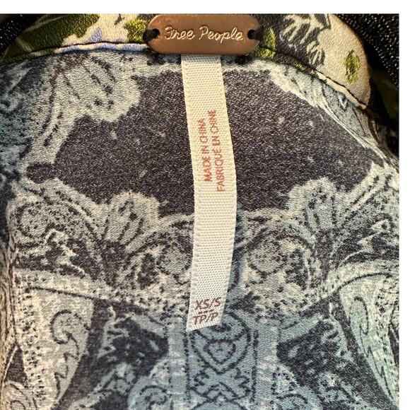 Free People Wildflower Cinched Kimono Jacket Size XS/S - Picture 3 of 12